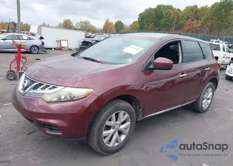 2012 Nissan Murano S from USA, damaged, VIN JN8AZ1MW5CW223767